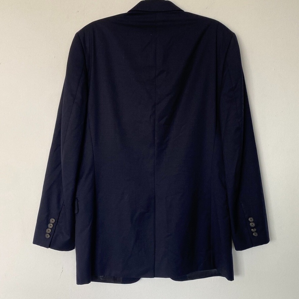 LAUREN Ralph Lauren Men Blazer Navy Blue Size 40L 100% Wool Classic Fit - Picture 4 of 6